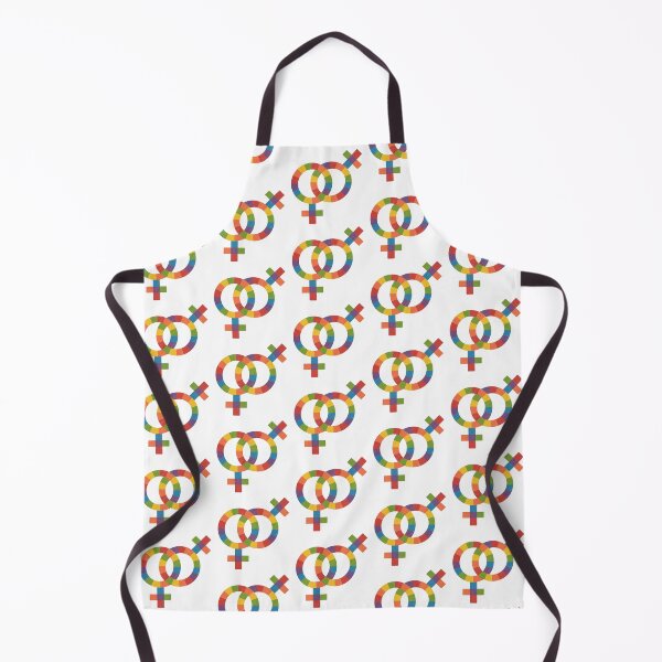 Item preview, Retro Rainbow Double Venus Lesbian Symbol designed and sold by Anne97s.