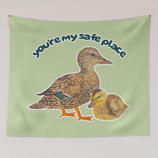 Item preview, You're My Safe Space Mumma & Bubba Mallard designed and sold by Blackberries & Moss.