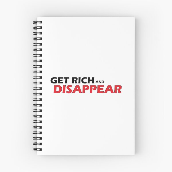 Item preview, Get rich and disappear designed and sold by Positive Mindzet!.