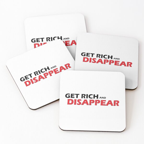 Item preview, Get rich and disappear designed and sold by Positive Mindzet!.