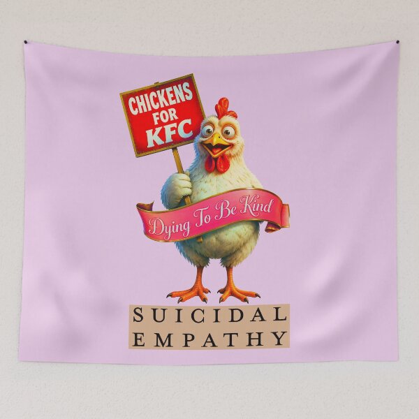 Item preview, CHICKENS FOR KFC SUICIDAL EMPATHY 3 designed and sold by DigitalandPhoto.