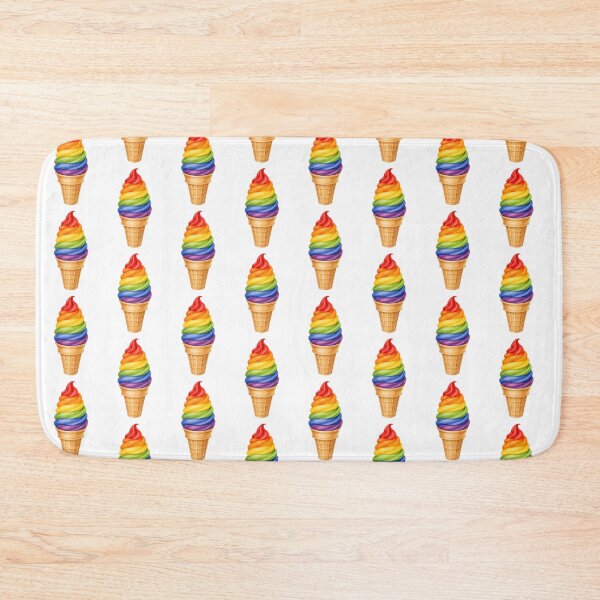 Item preview, Rainbow pride whippy ice cream designed and sold by KLflorals.