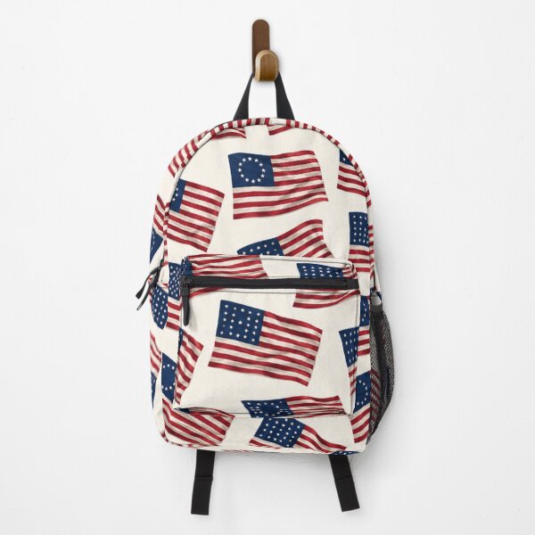 Item preview, American Flag History Pattern Patriotic USA 250th Anniversary All Over Print designed and sold by Drawn-Measured.
