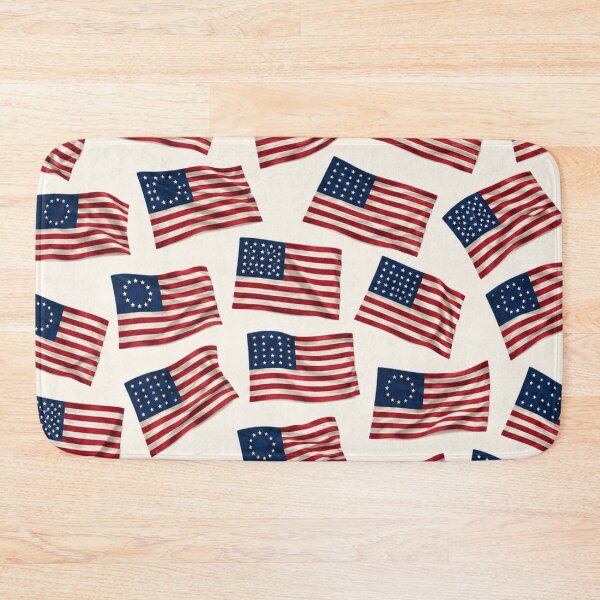 Item preview, American Flag History Pattern Patriotic USA 250th Anniversary All Over Print designed and sold by Drawn-Measured.