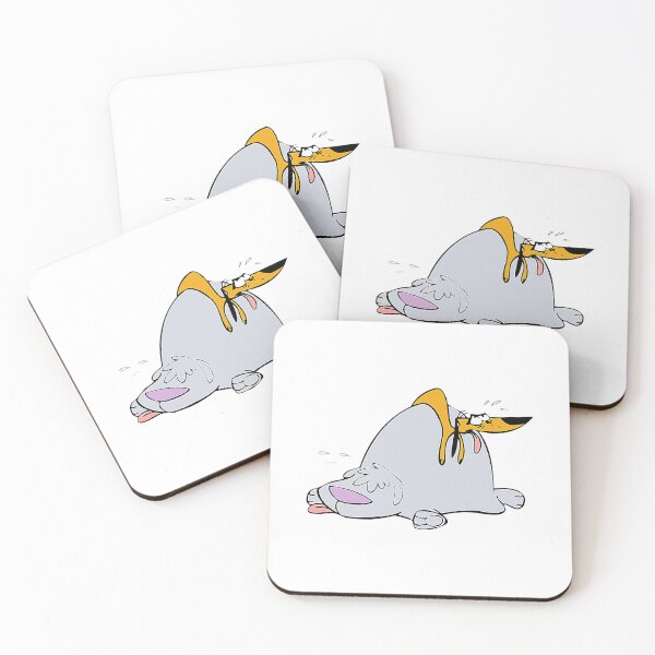 Item preview, Exhausted Cartoon Dogs Flat Vector Illustration designed and sold by Creatby7030.