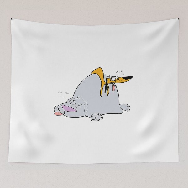 Item preview, Exhausted Cartoon Dogs Flat Vector Illustration designed and sold by Creatby7030.