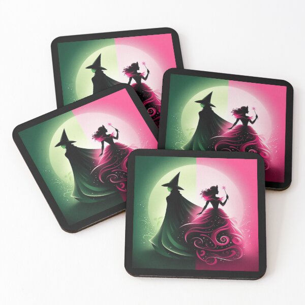 Item preview, Elphaba & Glinda Wicked the Musical Defying Gravity designed and sold by NerdiPop.
