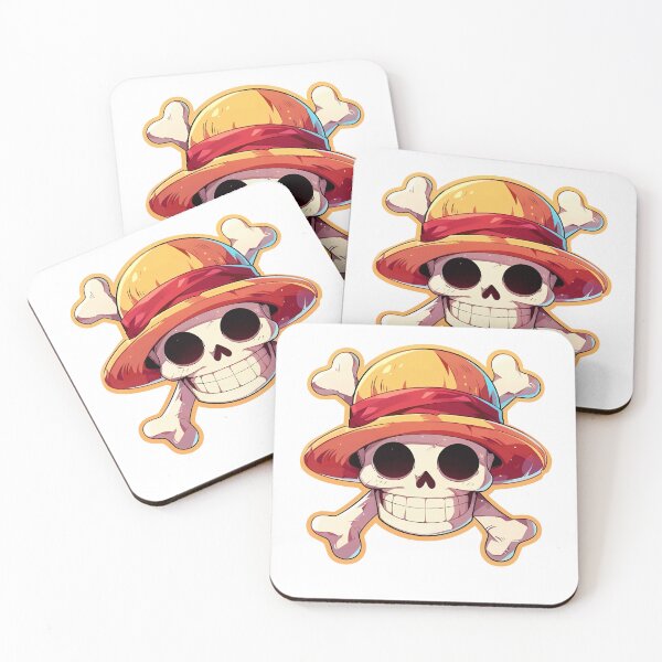 Item preview, The Pirate King Emblem - Smiling Skull & Straw Hat Mascot designed and sold by GomuStyles.