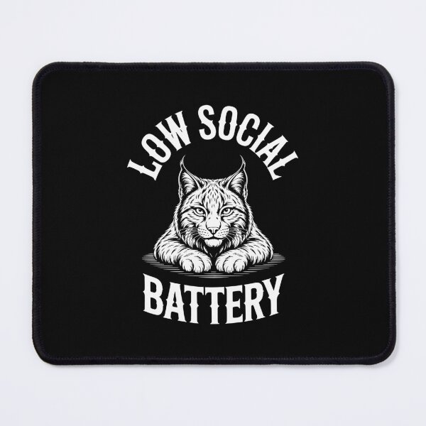 Item preview, Low Social Battery Calm Lynx Aesthetic designed and sold by NaturEdeN.