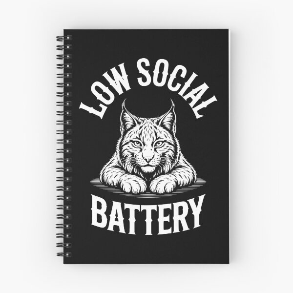 Item preview, Low Social Battery Calm Lynx Aesthetic designed and sold by NaturEdeN.