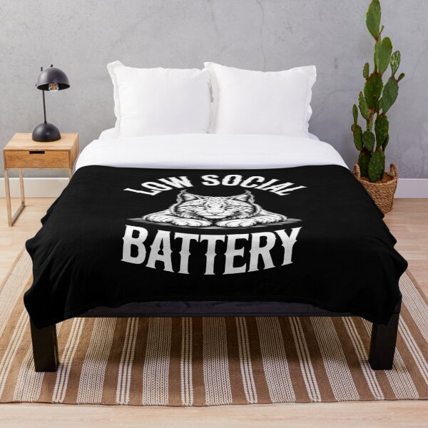 Item preview, Low Social Battery Calm Lynx Aesthetic designed and sold by NaturEdeN.