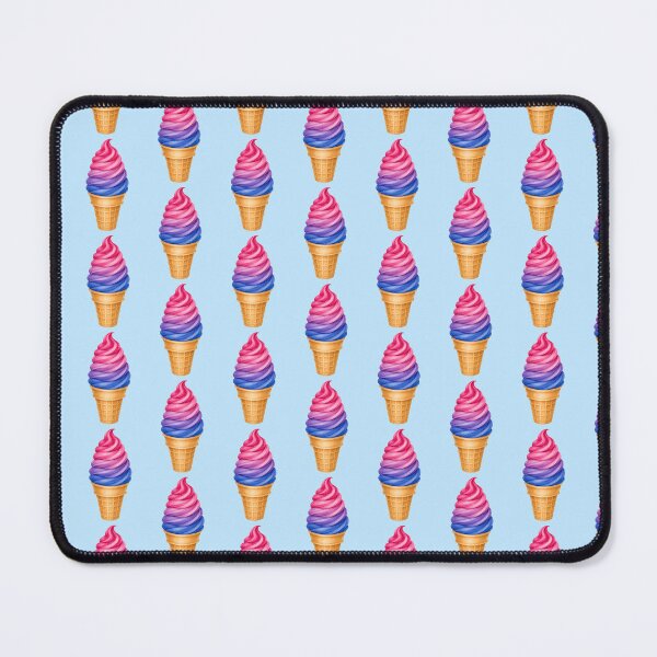 Item preview, Whippy ice cream in bisexual flag colours designed and sold by KLflorals.