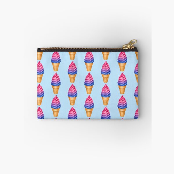 Item preview, Whippy ice cream in bisexual flag colours designed and sold by KLflorals.