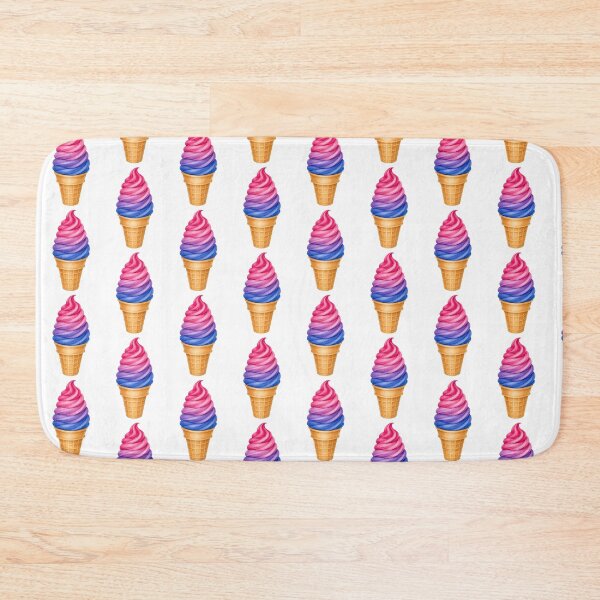 Item preview, Whippy ice cream in bisexual flag colours designed and sold by KLflorals.