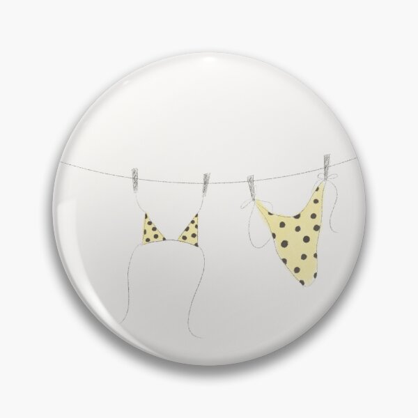 Item preview, yellow polka dot bikini designed and sold by abby cartwright.