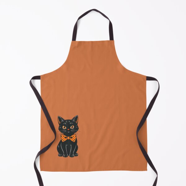 Item preview, Vibrage black cat with orange eyes is carrying an orange butterfly designed and sold by Tama-sirth.