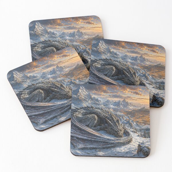 Item preview, Slumber Beneath the Frost Peaks designed and sold by Escape The Reality.