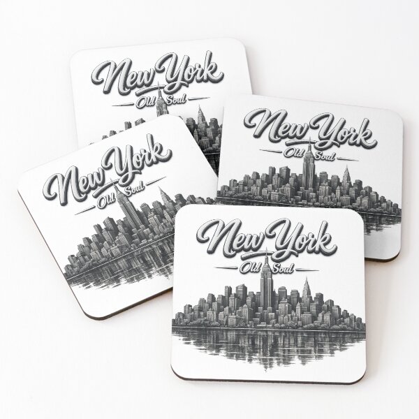 Item preview, New York Old Soul Skyline Sketch designed and sold by Dresut.