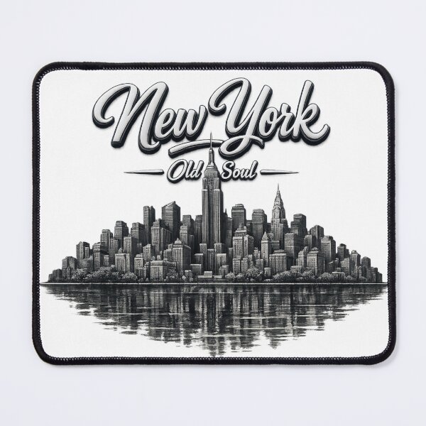 Item preview, New York Old Soul Skyline Sketch designed and sold by Dresut.