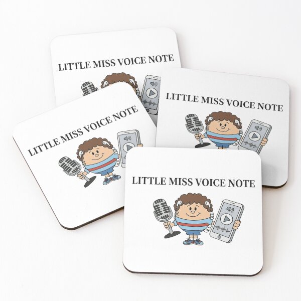 Item preview, Little Miss Voice Note Character Funny Texting Calling Phone Friendship Relationship Podcast Message Text Mr Men Cartoon Animated3 designed and sold by SamiraArts.