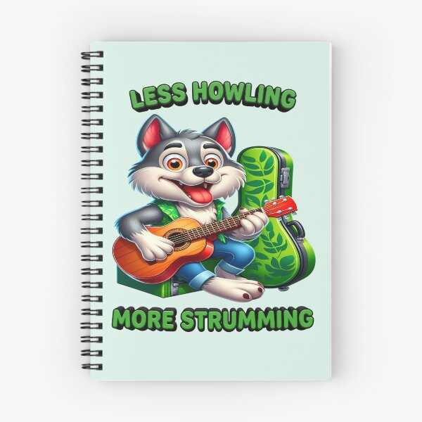 Item preview, Wolf with a Guitar - World Music Day designed and sold by Art-Arcade6.