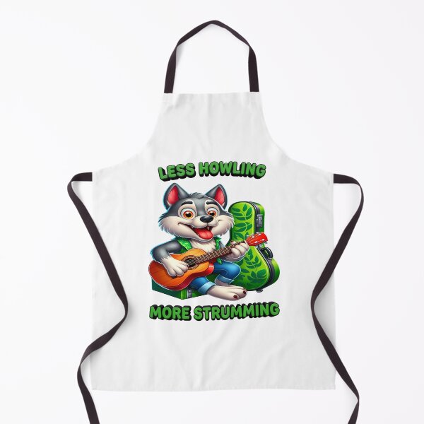 Item preview, Wolf with a Guitar - World Music Day designed and sold by Art-Arcade6.