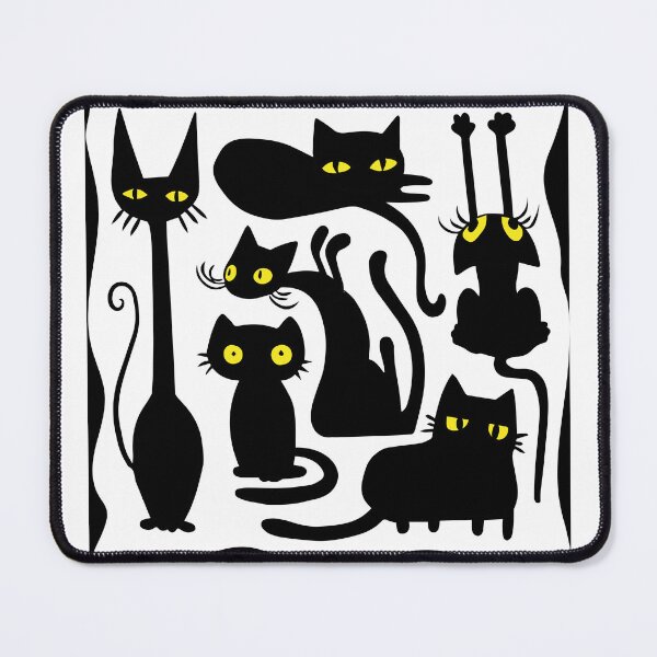 Item preview, Black cat pattern one designed and sold by Konopikyu.