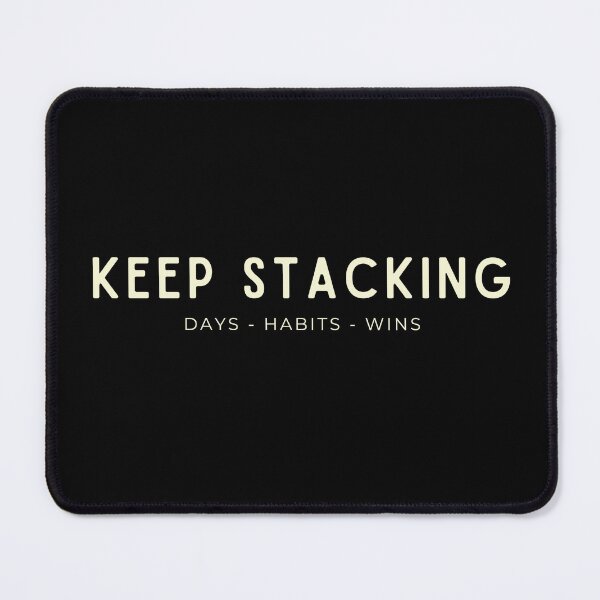 Item preview, Keep Stacking Minimalist Motivation Typography Design designed and sold by Stillpath Co..