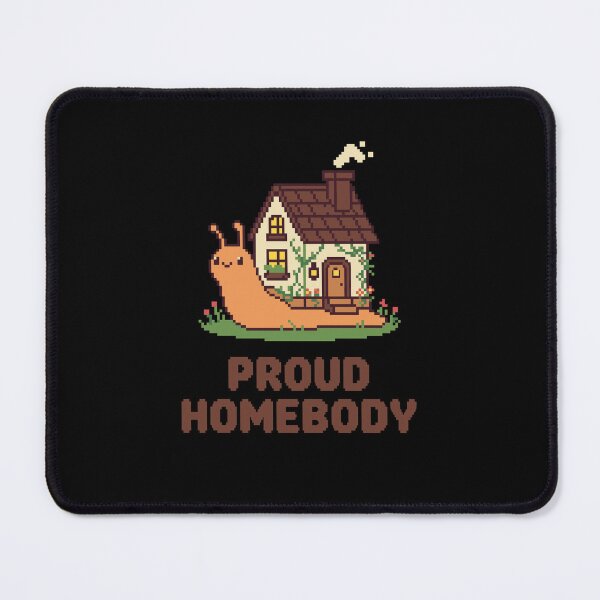 Item preview, Proud Homebody - Cute Cottagecore Snail Pixel Art designed and sold by artistastshirt.