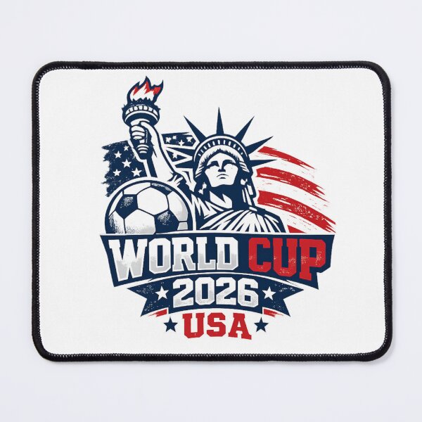 Artikelvorschau, Fußball WM 2026 USA entworfen und verkauft von Stream47.