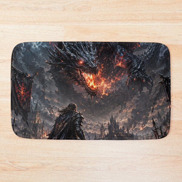 Item preview, Moonlit Confrontation of the Last Warden and the Celestial Dragon designed and sold by Escape The Reality.