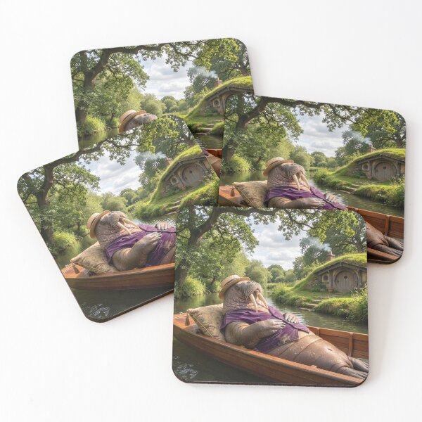 Item preview, Walrus Floats the Thames in a Punt designed and sold by Tridentulus.