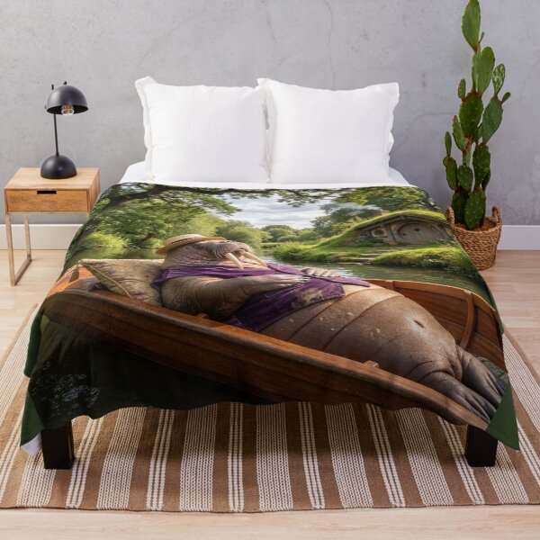 Item preview, Walrus Floats the Thames in a Punt designed and sold by Tridentulus.
