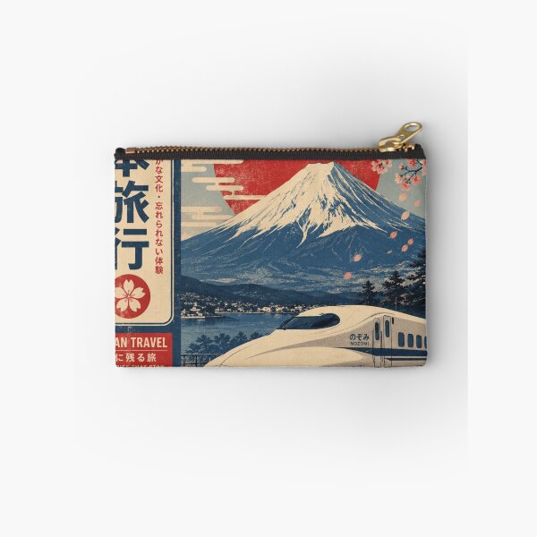 Item preview, Retro Japan Travel – Vintage Japanese Aesthetic Wall Art designed and sold by Dusk & Dawn Apparel.