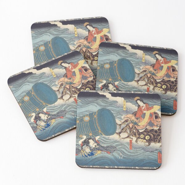 Item preview, The Tale of Shiranui by Utagawa Kunisada (1853) designed and sold by Weird Visions.