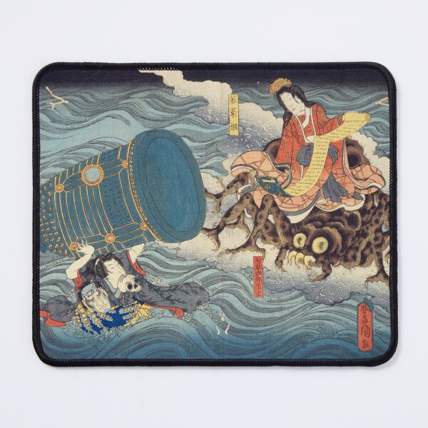 Item preview, The Tale of Shiranui by Utagawa Kunisada (1853) designed and sold by Weird Visions.