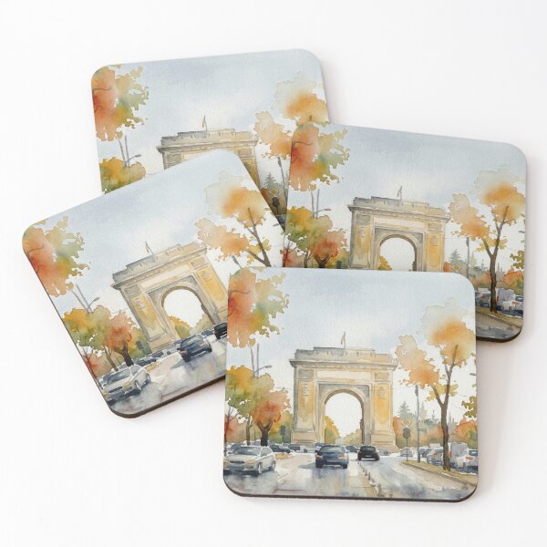 Item preview, Bucharest Arch Watercolor designed and sold by caracatita75.