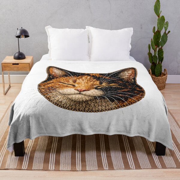 Item preview, Emmi – Beaded Geometric Cat Portrait designed and sold by filou designs.