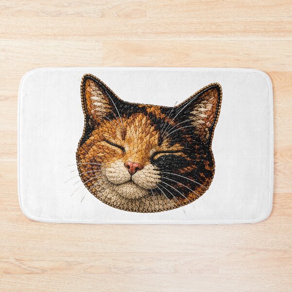 Item preview, Emmi – Beaded Geometric Cat Portrait designed and sold by filou designs.