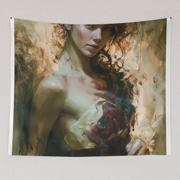Item preview, Veil of Painted Resolve designed and sold by oanaunciuleanu.