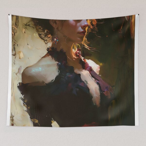 Item preview, Veil of Painted Resolve designed and sold by oanaunciuleanu.