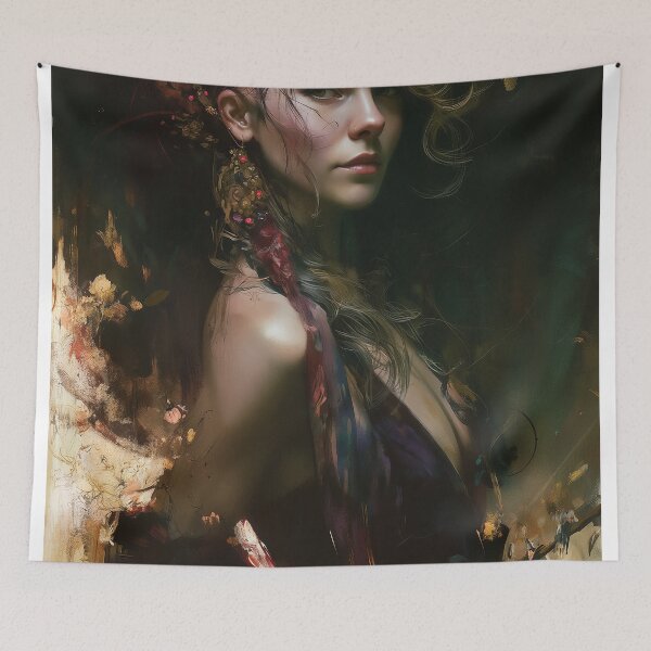 Item preview, Veil of Painted Resolve designed and sold by oanaunciuleanu.