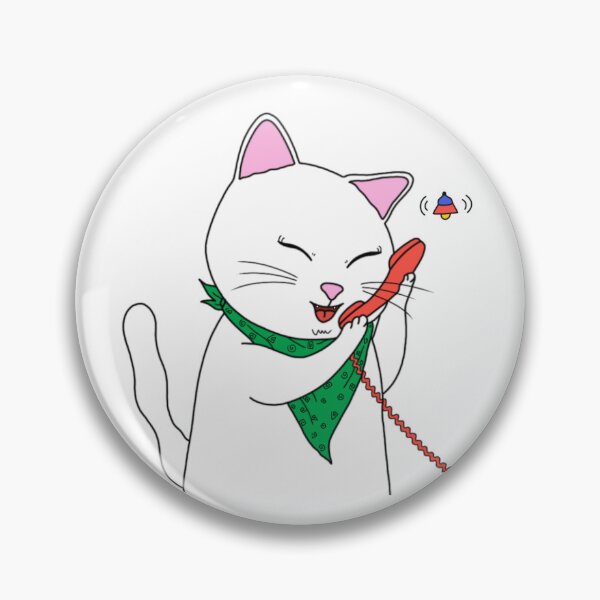 Item preview, Happy Telephone Cat designed and sold by zzizizizic.