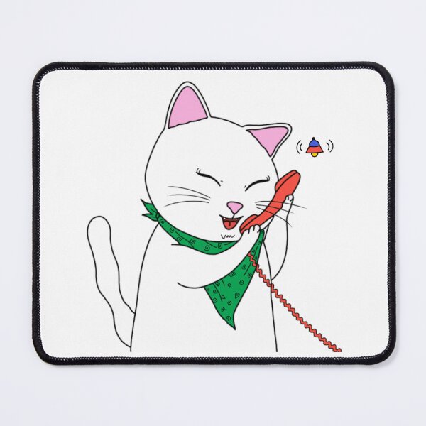 Item preview, Happy Telephone Cat designed and sold by zzizizizic.