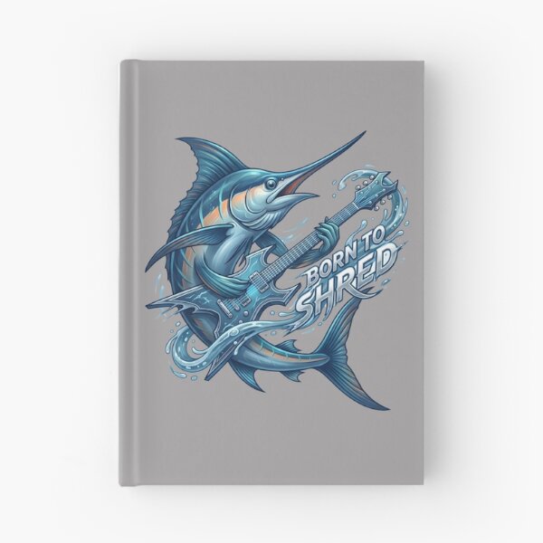 Item preview, Born to shred - Ocean Rock Guitar Marlin  designed and sold by Zedoura.