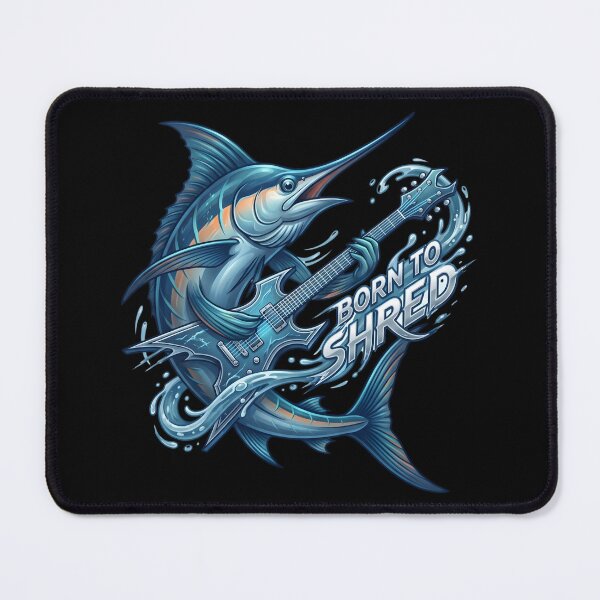 Item preview, Born to shred - Ocean Rock Guitar Marlin  designed and sold by Zedoura.