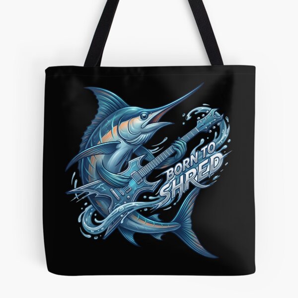 Item preview, Born to shred - Ocean Rock Guitar Marlin  designed and sold by Zedoura.