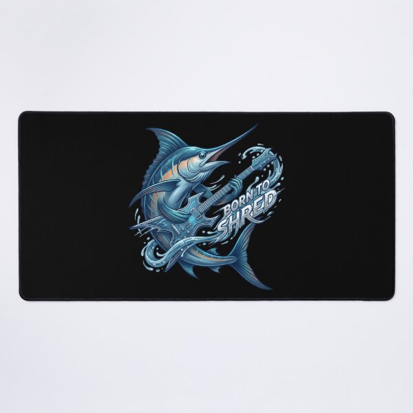 Item preview, Born to shred - Ocean Rock Guitar Marlin designed and sold by Zedoura.
