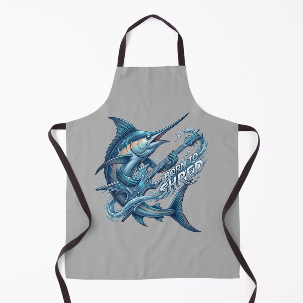 Item preview, Born to shred - Ocean Rock Guitar Marlin designed and sold by Zedoura.