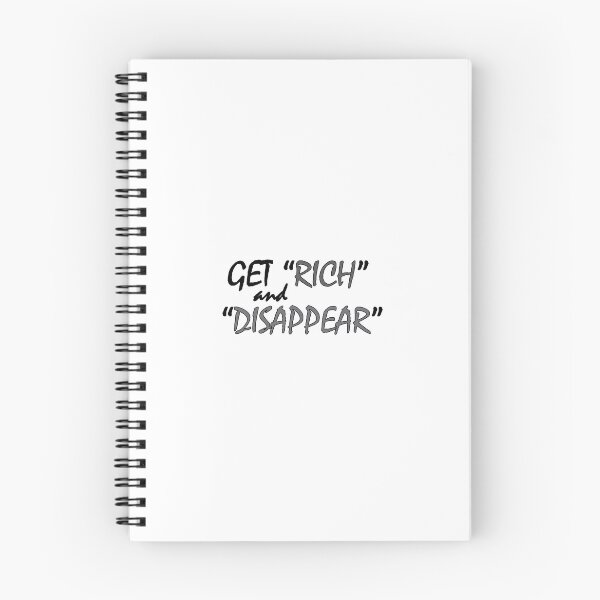 Item preview, Get rich and disappear designed and sold by Positive Mindzet!.